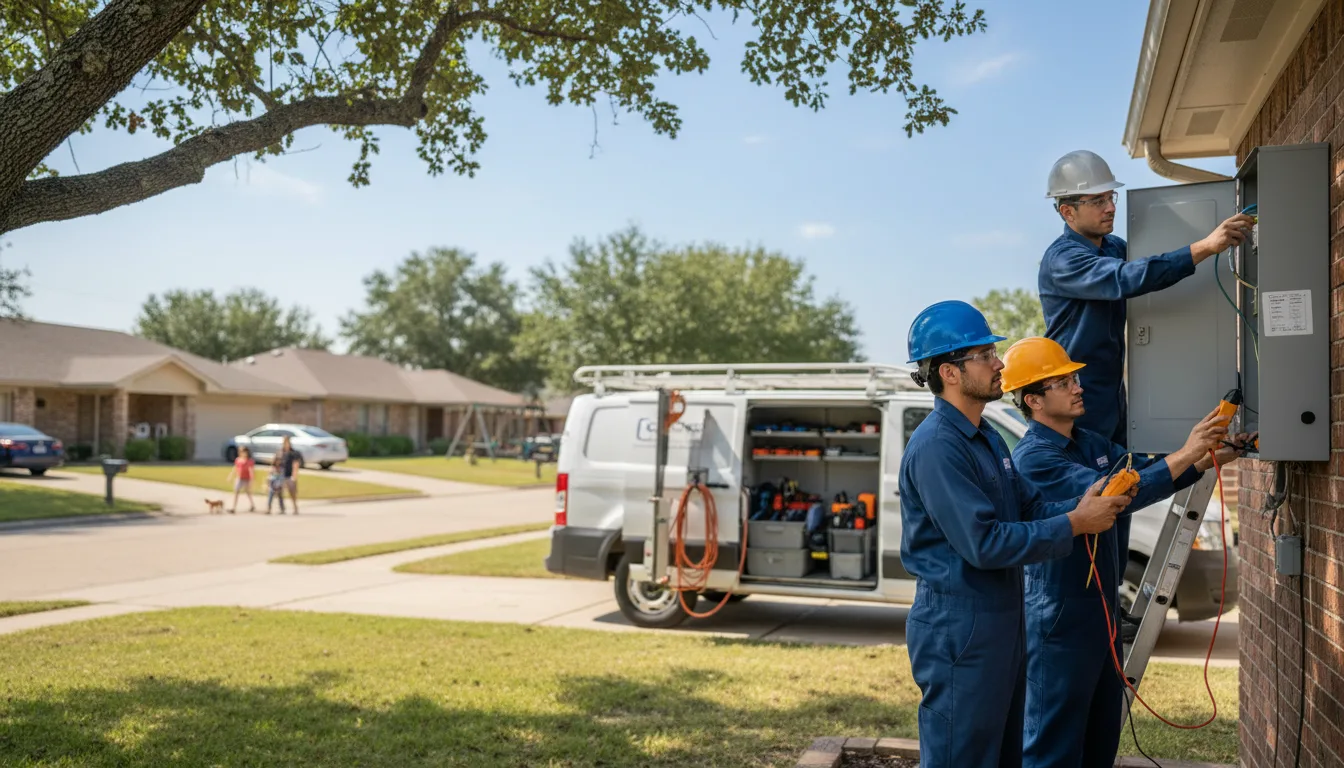 Certified electrician providing emergency electrical services in Glen Rock, PA